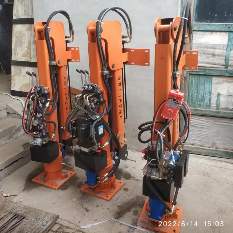 永和区重汽蓝牌随车吊 3.2吨 国六动力强 液压驱动 农用自卸起重机